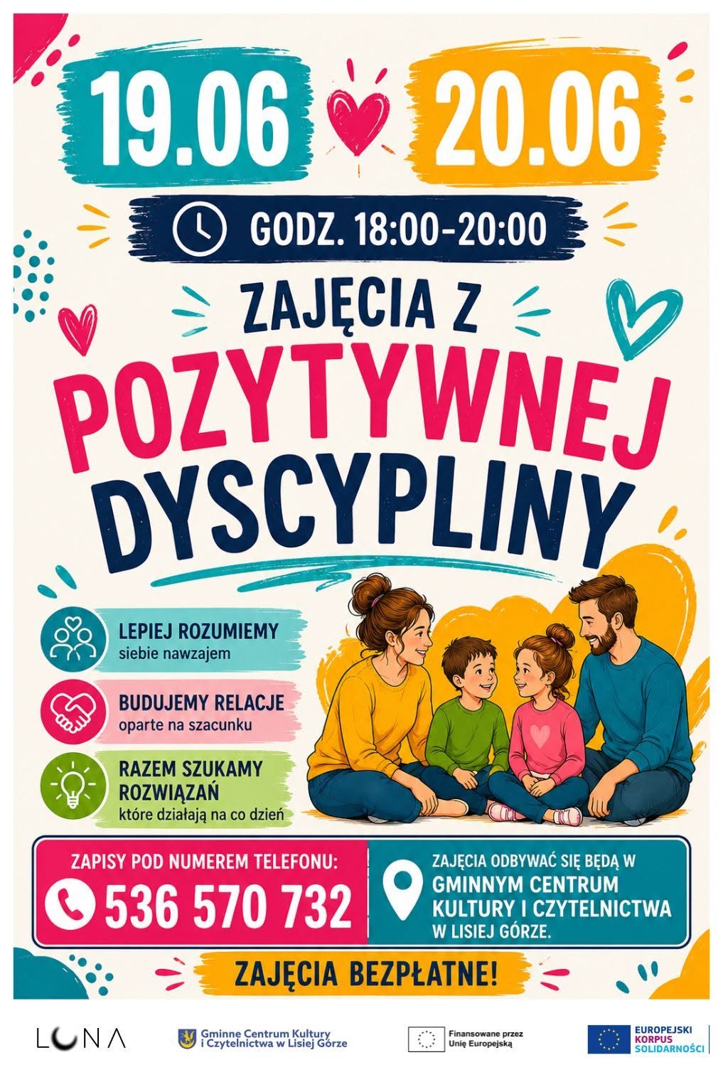 Pozytywna dyscyplina - zajęcia 